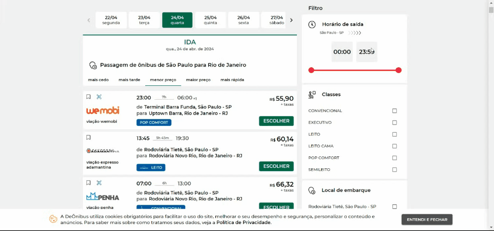 filtro por tipo de ônibus.gif
